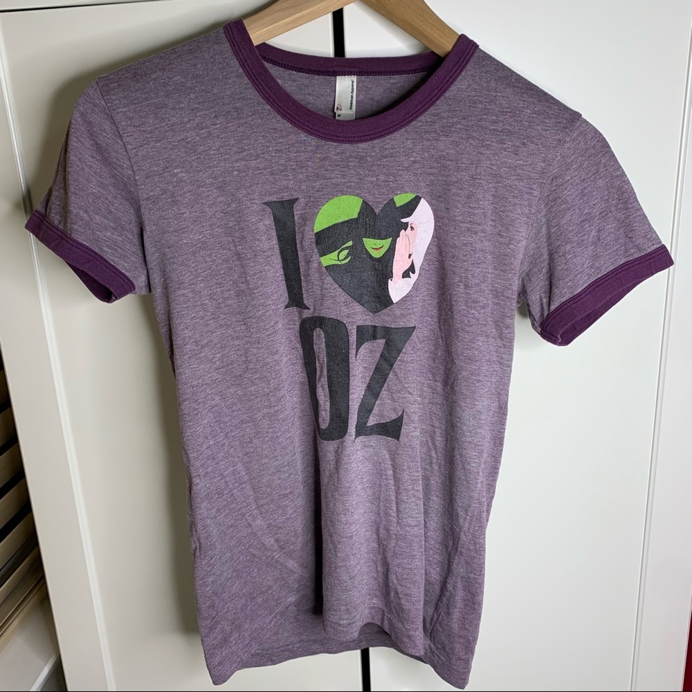 American Apparel I Love Oz Wicked Ringer T-Shirt